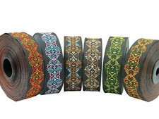 10m Jacquard Ribbon/Trim  25mm