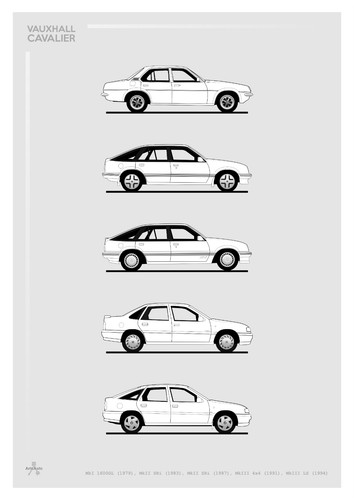 Poster vauxhall cavalier - vauxhall,