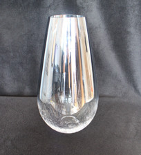 Large Next Crackle Vase Glass Teardrop