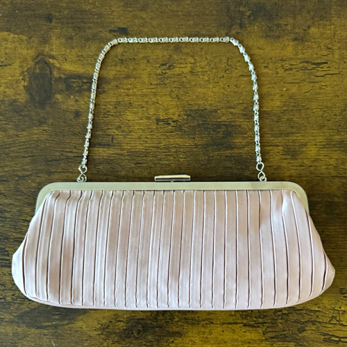 Accessorize pink satin - pink, pleated