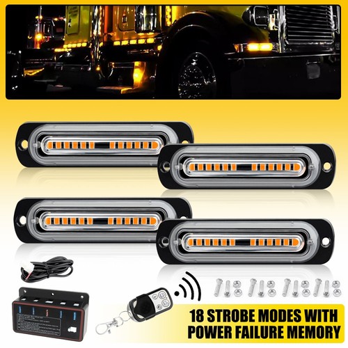 12v 24v 12led amber - 4x,