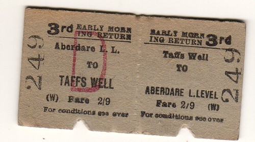 Railway ticket btc taffs - railway, ticket: