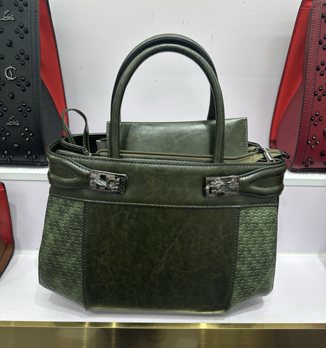 Women green top handle - , zip