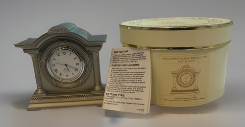 Lenox sculpted clock - sculpted,
