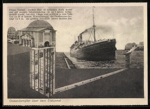 Postcard hamburg steinwärder - postcard, hamburg-steinwärder