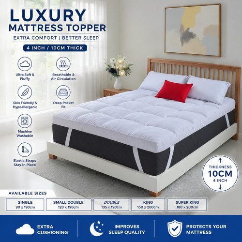 Mattress topper extra deep - deep, 4