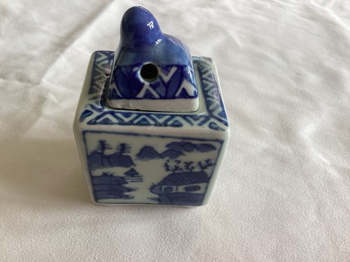 Chinese blue and white - and, incense