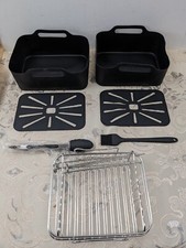 EKAKI Air Fryer Accessories, 8 Pcs Dual Air Fryer Accessories for Ninja (READ)