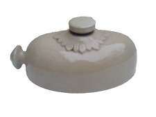 Antique Stoneware Stone Hot Water Bottle Bourne Denby 2 Pt Oval Bed Foot Warmer