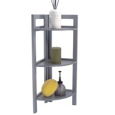 Corner Shelf Stand 3 Tier Organizer Rack Bathroom Storage Shelves Display Unit