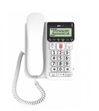 BT Decor 2600 Corded Telephone 083154 in White with Answer Machine "NEW"