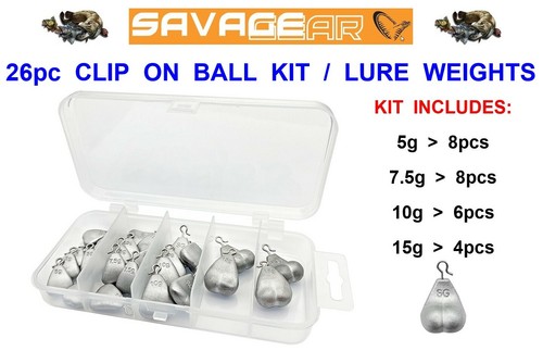 Savage gear 26pc clip - 26pc,
