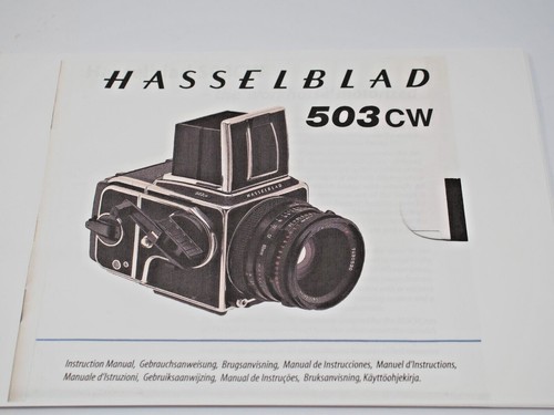 Hasselblad 503cw instruction - hasselblad,