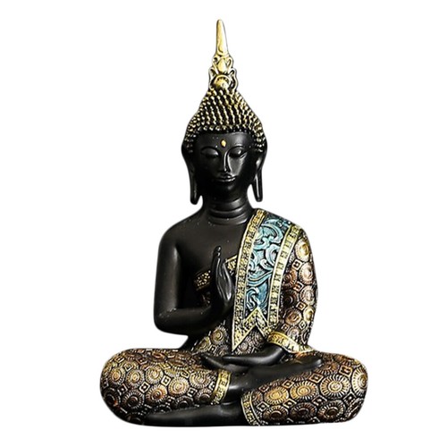 Thai buddha meditating statue - thai,