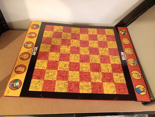 The simpsons chess set - chess,
