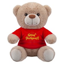 Gt Yarmouth Bear Soft Toy Cute Plushie Huggable Cuddly Stuffed Toy Gift 20cm Red