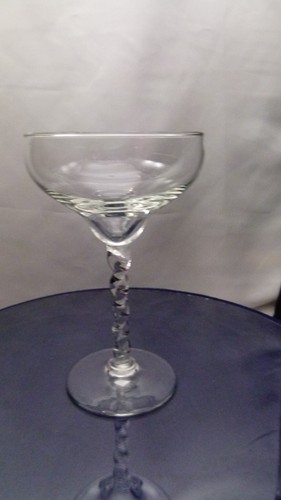 Vintage hand blown spiral