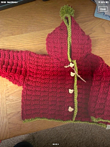 Handmade knitted aran baby - handmade,