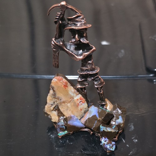 Opal miner figurine - miner, will