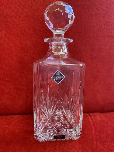 Edinburgh crystal decanter - crystal,