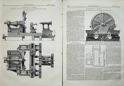 Old antique print 1875 - old,