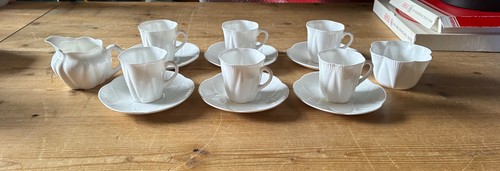 Vintage shelley dainty - vintage, white