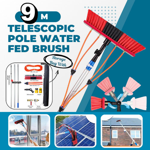 Telescopic pole water fed - telescopic,