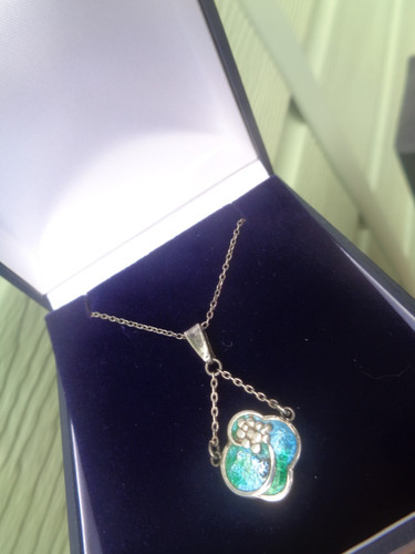 Charles horner enamel pendant - horner,