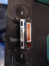 Vintage Phoenix Car Radio With Autovox Two Speakers (Untested)