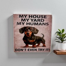Dachshund Wall Art Metal Sign