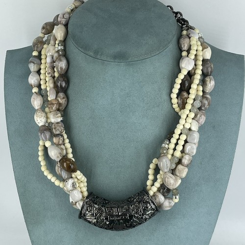 Mimco chunky necklace - , gemstone