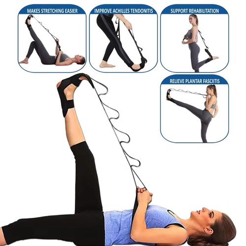 Flexible yoga strap - flexible,