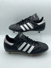 ADIDAS Mens Black & White World Cup Football Boots SG UK 7 - Missing Stud