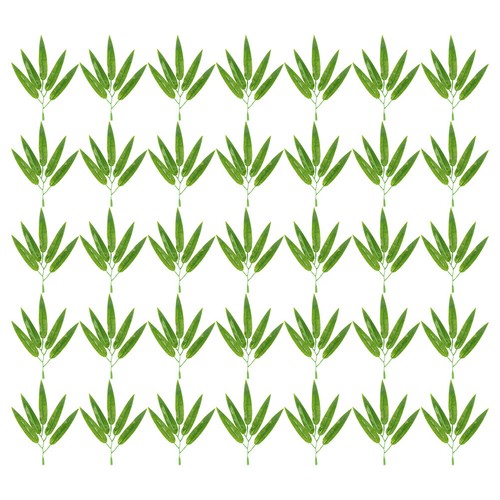 Pcs realistic faux leaves - 60,