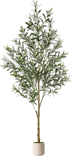 Artificial olive tree potted - artificial,