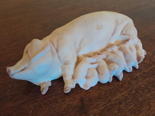 Vintage aynsley porcelain pig - vintage,