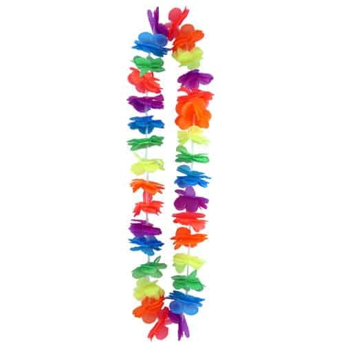 Multi coloured hawaiian fabric - multi-coloured,