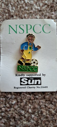 Nspcc enamel pin badge - nspcc, enamel.pin