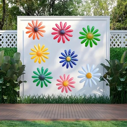 8pcs metal flower - metal,