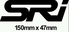SRi Decal/Sticker x 2  for cars, vans etc.