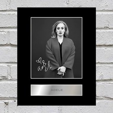 Adele Signed Mounted Photo