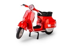 1976 Vespa 200 Rall Italian Bike Scooter Model Toy Diecast Red 1:18 Scale MSZ