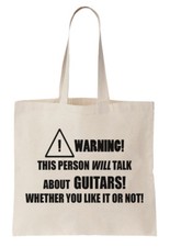 Guitars Tote Bag Shopper Guitarist Teacher Band Rock Music Cool Birthday Gift