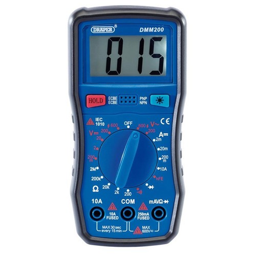 Draper digital multimeter - digital, volt