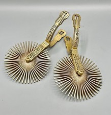 Vintage South American Spurs Chilean Argentinian Gaucho Cowboy 5'' Rowels