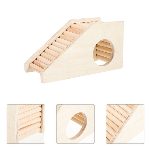 Reusable wood hamster house - wood,