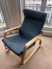 IKEA Poang Rocking Chair Blue