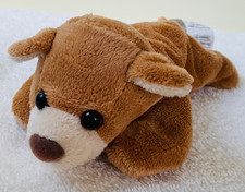 The Cuddle Crew Brown Bear Soft Plush Beanie Toy 7.5”  Season 3  Collectable