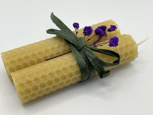 100 beeswax candles hand - beeswax,