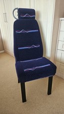 First Great Western Livery  Original Train Seat Upholstered In Authentic Fabric